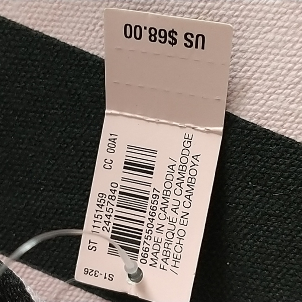 Victoria's Secret V Striped Limited Edition Pink/Black Weekender Tote Bag - Picture 2 of 11